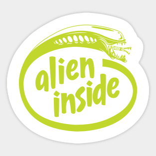 ALIEN Inside Sticker